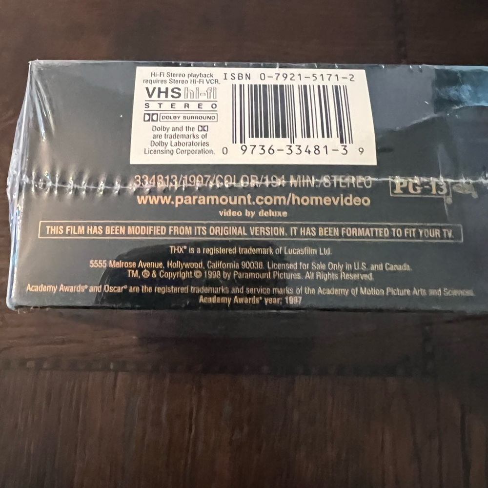 Titanic VHS - Double Tape . Sealed - Picture 5 of 5